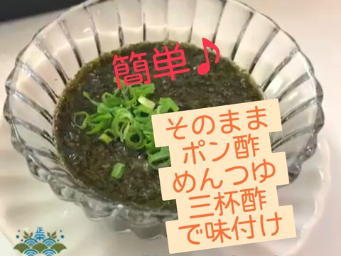 いろんな料理に 福岡県 宗像のアカモク １２個セット
