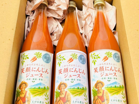 【銀賞受賞｜農薬不使用】濃厚なのにスッキリ にんじんジュース 720ml×3本