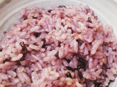 〈メール便〉生命力溢れる 黒米【無肥料・栽培期間中農薬不使用 自然栽培 天日干し】