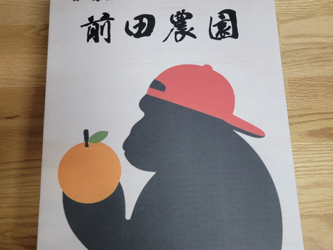 【ゲン担ぎ福袋】贈答用ゴリラバージョン【特別栽培】和歌山県産　(特選)八朔(8個入り)【冬ギフト】【前田農園オリジナルムッキーちゃん先着500名様プレゼント】