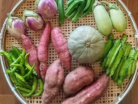 さつま芋メインの季節の野菜セット