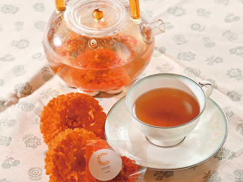 手摘みカレンデュラまるごと1輪ハーブティー