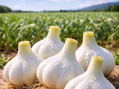 【にんにくの王様】青森 最高級にんにく『白玉王』の超希少な〝生〟にんにく（Lサイズ）
にんにくの概念変える！～ホクホク甘い、主役になるにんにく～