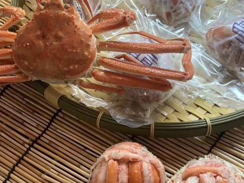 【5個入り】※期間限定【北海道産】ズワイガニの甲羅盛り　0.5kg　1箱5個入り