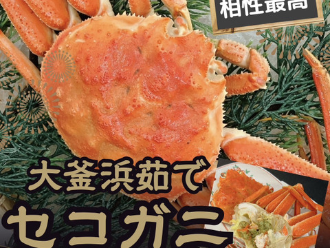 【外子内子ミソmix】茹でセイコガニ1杯約150g×4杯