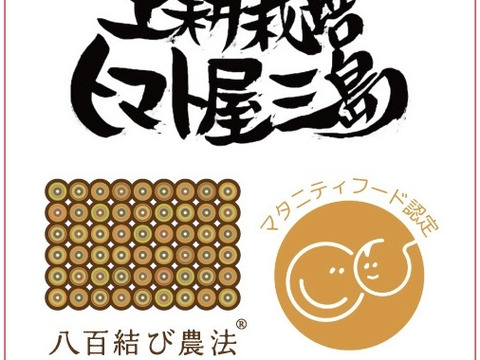 美味さの秘訣は【土耕栽培】にあり！　まーくんトマト　秀優品　八百結び農法　大玉トマト