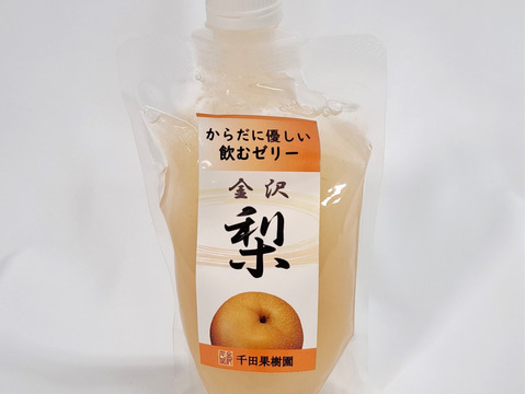 からだに優しい飲むゼリー 金沢梨 ４本セット ひゃくまんさん箱