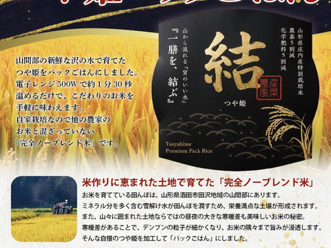 【山形県産つや姫】　パックライス12個入り