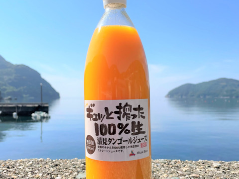 ギュッと搾った100%生!!清見タンゴールジュース【1000ml6本入】