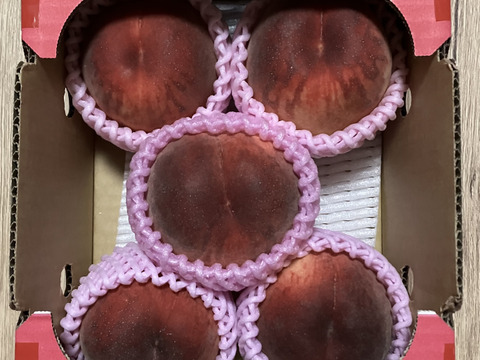 夏ギフト 【超新鮮桃】1.5kg 5玉前後【ASIAGAP認証農場：津軽