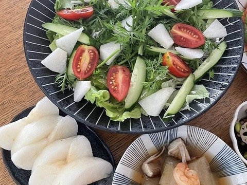 【福袋2026】新雪梨orあたご梨+白ネギカット＋白菜カットオマケ付冷蔵便