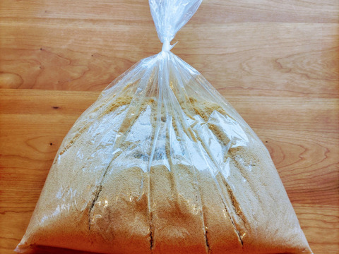 一等米✨令和7年新米【もち白米２ｋｇ & もち玄米２ｋｇ＆米ぬか（栽培期間中農薬不使用コシヒカリ）１ｋｇ】 天然資材＆有機質肥料のみ🌱米・穀類🥇１位受賞✨食べチョクAW2023