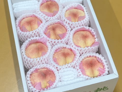 🍑おかやまの白桃　小箱【3〜6個】【ご自宅用】