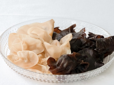 【食べ比べ】コリコリ★プリプリ☆徳島県産乾燥きくらげ白黒30g×6