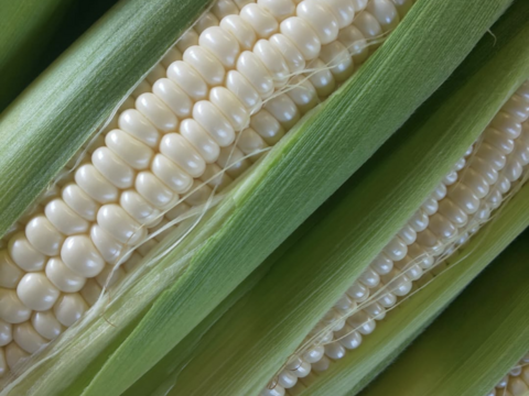 白色とうもろこし　１４本（330〜380g）