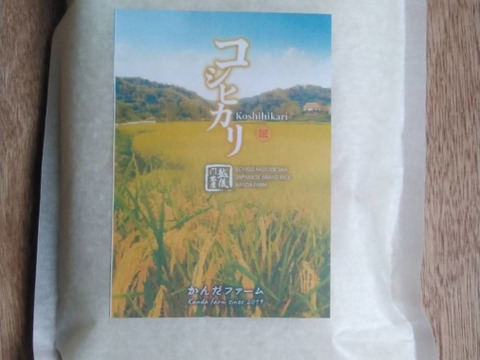 令和6年新米　新潟の棚田で育てた従来コシヒカリ玄米（お試しパック）