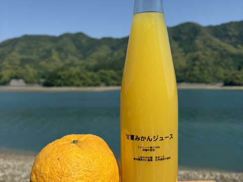 日本の柑橘】生搾り果汁100%ストレートジュース（熊本特産 甘夏みかん