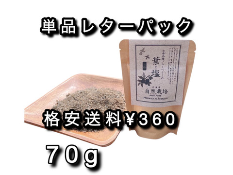 【お試しメール便】ブルーベリー葉のハーブソルト•70g（詰替え用）【爽やかな香り•普段のお料理に】※格安送料¥350