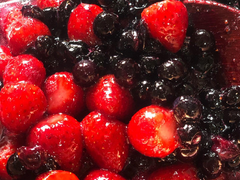 【春の数量限定】ごろっと苺と粒々ベリー！2種のベリージャムSET(100g×2本)