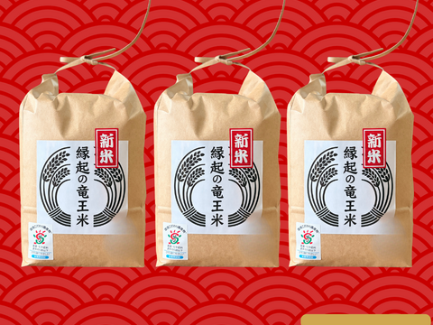 【福袋】３品種食べ比べセット！令和7年産新米【玄米2kg×3袋】特別栽培米！1750年から続くお米農家が作った『縁起の竜王米』　滋賀県竜王町産 お米