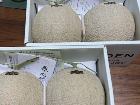 「良品」2玉で3kg高糖度マスクメロン