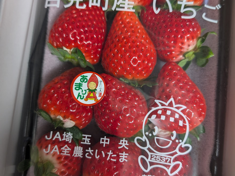 希少あまりん】2パック(500g) 朝採れ🍓：埼玉県産のあまりん