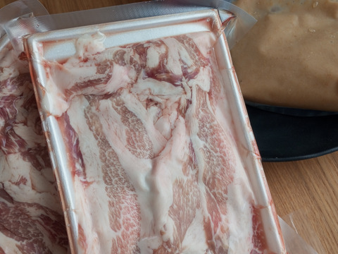 これが最適解！豚しゃぶセット２人前！出汁付き、たれ付き、簡単調理！