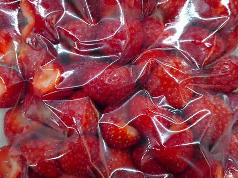 ちあきのいちご園の冷凍赤いちご