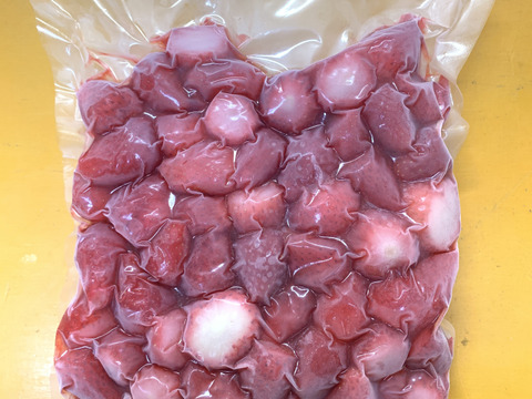 【業務用】真空パック冷凍いちご（5kg）～シャーベット状～真空パックしてるから長期保存が可能！