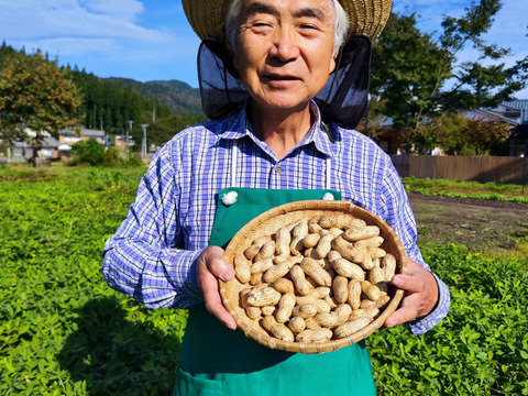 なま落花生〉今だけ採れたて！ジャンボ「おおまさり」クール便 塩ゆで