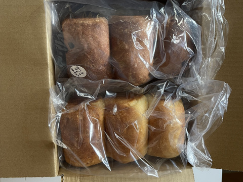 【小麦農家の朝食パン】バラエティ食パン４本！週１パンセット