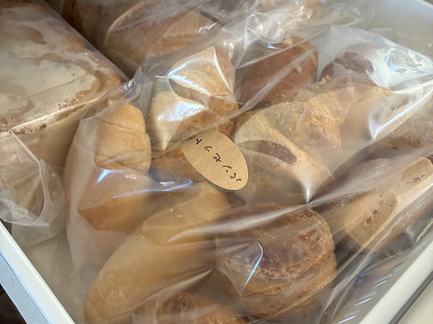 全部有機！パンセット⑯：麦の栽培から一貫生産　バターがおいしい！自然栽培有機小麦のみ使用した有機パンセット