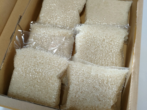 里山で育ったひとめぼれ900g 150g×6パック　お試し米！冷めても美味しい！特別栽培のひとめぼれ
