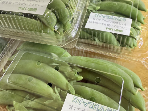 農家から直送　スナップエンドウ６００g