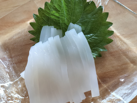 すぐ刺身で食べられる！白イカ　スキンレス6人前(冷凍)