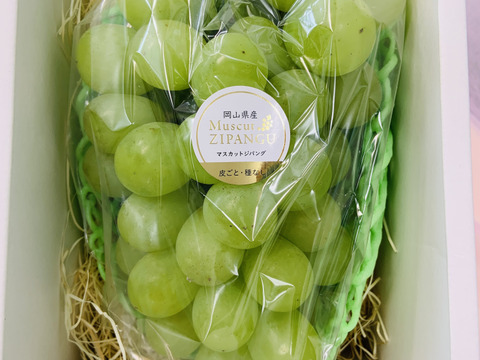 超希少❗️ジューシー😘マスカット　ジパング✨　種無し　約1kg　岡山県産　ブドウ　葡萄　ぶどう🍇