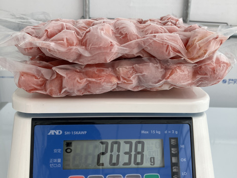 ジャムやシロップ作りに◎冷凍いちご『かおり野』（1kg×２袋）