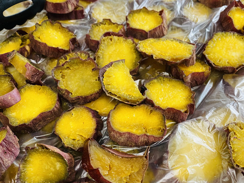 【蜜干し芋】焼き芋のほし芋　しろ・くろ　100ｇ×２