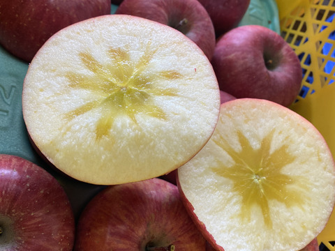 完熟サンふじ家庭用🍎ジュワッと滴る果汁の甘さ✨ りんごの王様👑