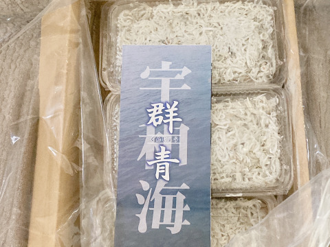 新鮮さを追求した「ふわっと釜揚げしらす」1kg冷蔵（200g×5