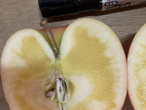 蜜入りチェック済！超遅もぎ樹上完熟蜜入り葉取らずこうとく約1.8キロ10-14玉