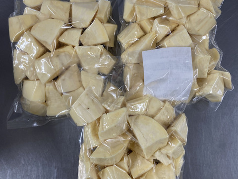 熟成さつまいも　紅はるか　蒸し　カット　500g