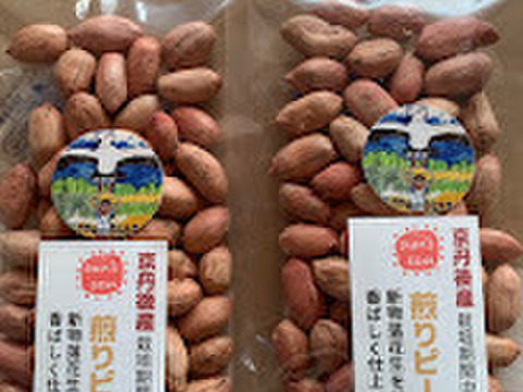 豆を食べよう　煎りピーナッツ　小袋サイズ50ｇ　2袋