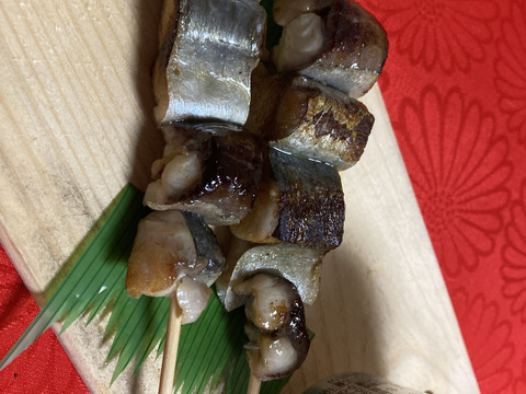 鯵　干物　骨取り　串うち