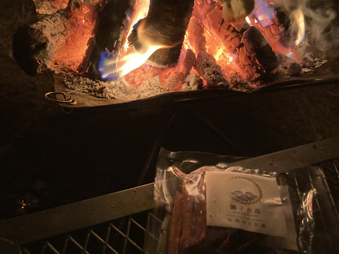 【醤油味】北海道伝統珍味『無添加鮭とば』４パック入り