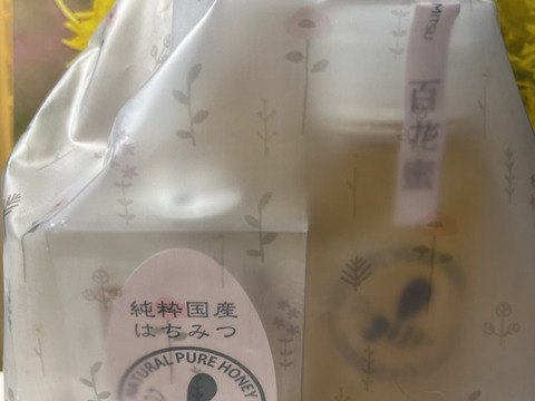 【敬老の日ギフト】
令和7年、今年も美味しい百花新蜜が採れました！
純粋鹿児島産 百花蜜 250g ニューボトル
スティックハニーギフトボックス2箱
メール便でお届けします！