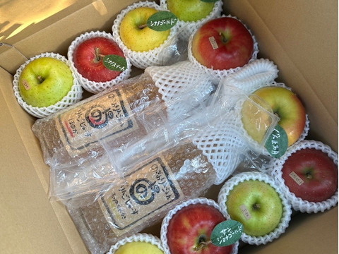 【福袋】 【ゲン担ぎ福袋】 🍎贈り物大好評！ごほうび福箱5キロ🍎 ミックス 青森りんご 商品ID288330