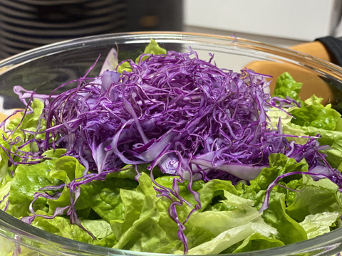 栄養満点！彩り鮮やかな✨ムラサキキャベツ　５キロ箱　（例:400～1,000キロサイズで詰め合わせ）