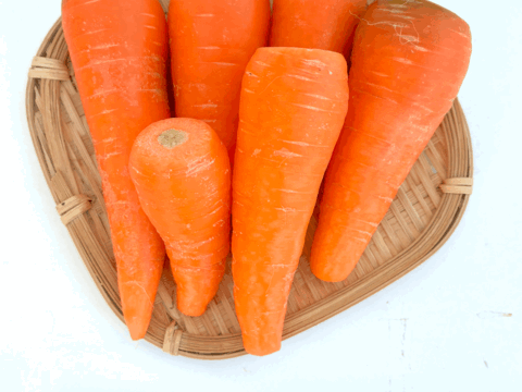 詰め合わせ！小さめ有機人参1㎏3袋＆カラフル大根カブ3種600g