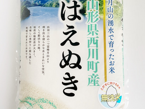【山形県産 美味しい「はえぬき」5kg 2020年新米】精米無洗米 一等米 際立つ美味しさ 定番の美味しさは根強い人気です♪♪